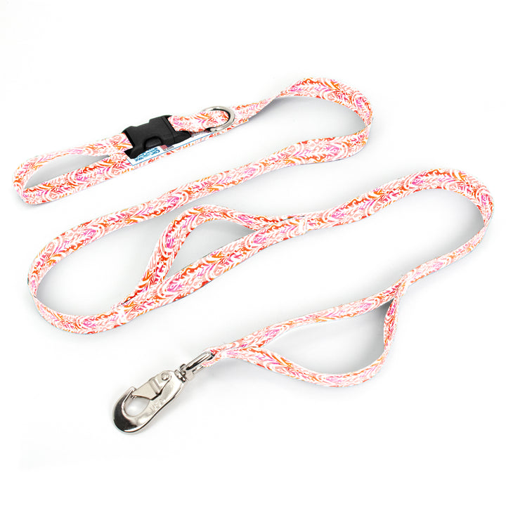 Ikat Rose Fab Grab Leash - Made in USA