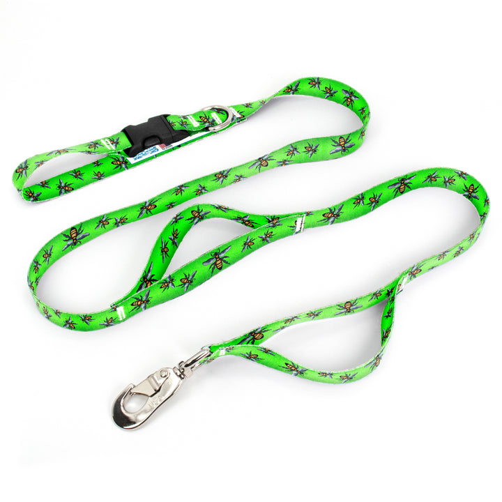 Rebecca McGovern Bees Fab Grab Leash - Made in USA