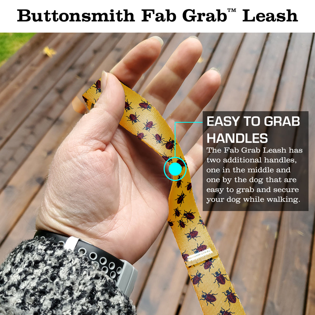 Rebecca McGovern Ladybugs Fab Grab Leash - Made in USA