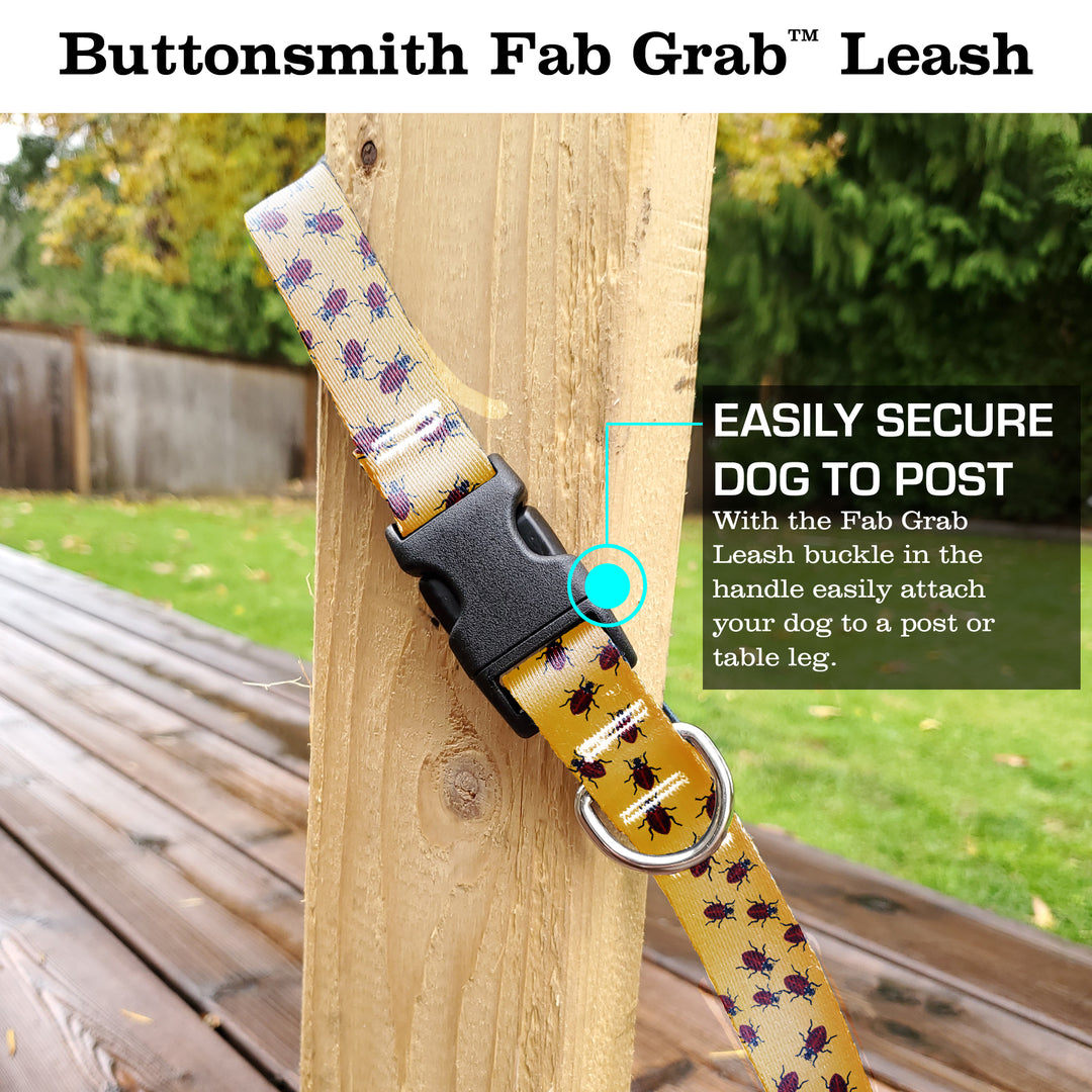 Rebecca McGovern Ladybugs Fab Grab Leash - Made in USA