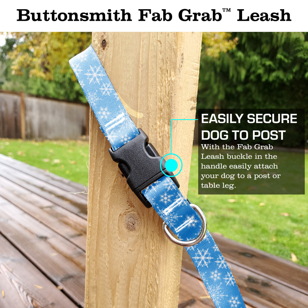 Snowflake Fab Grab Leash - Made in USA