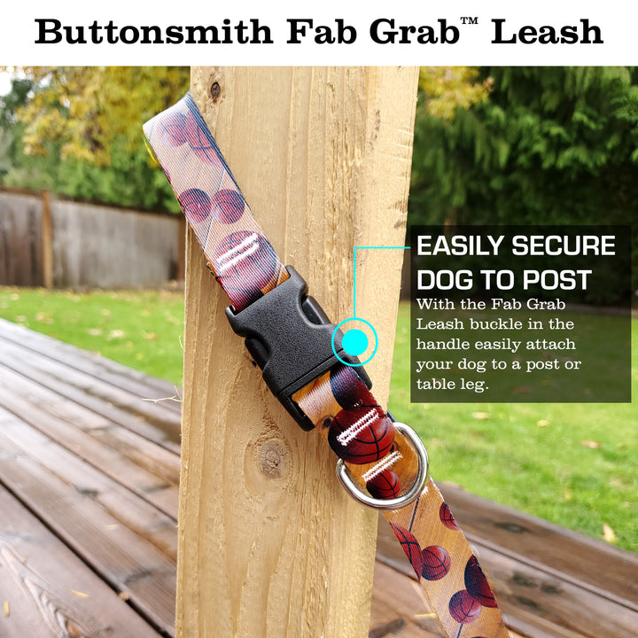 Basketball Fab Grab Leash - Made in USA