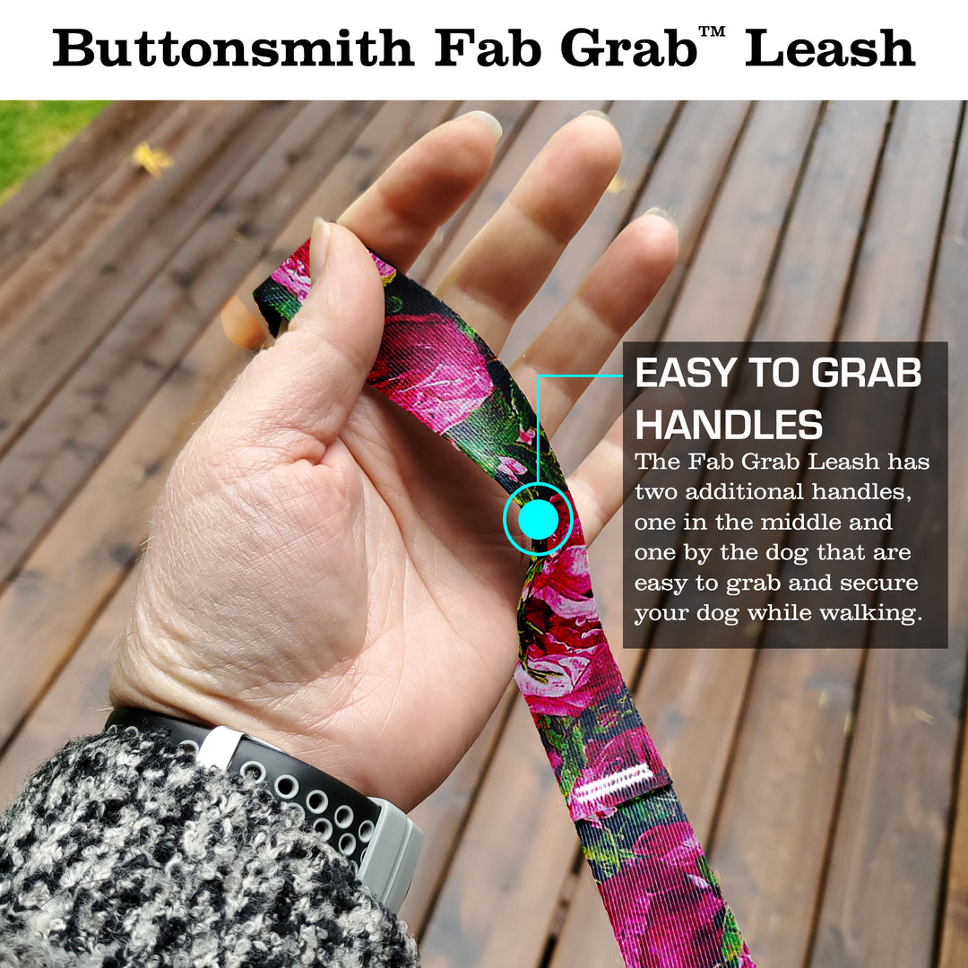 Waldmueller Roses Fab Grab Leash - Made in USA