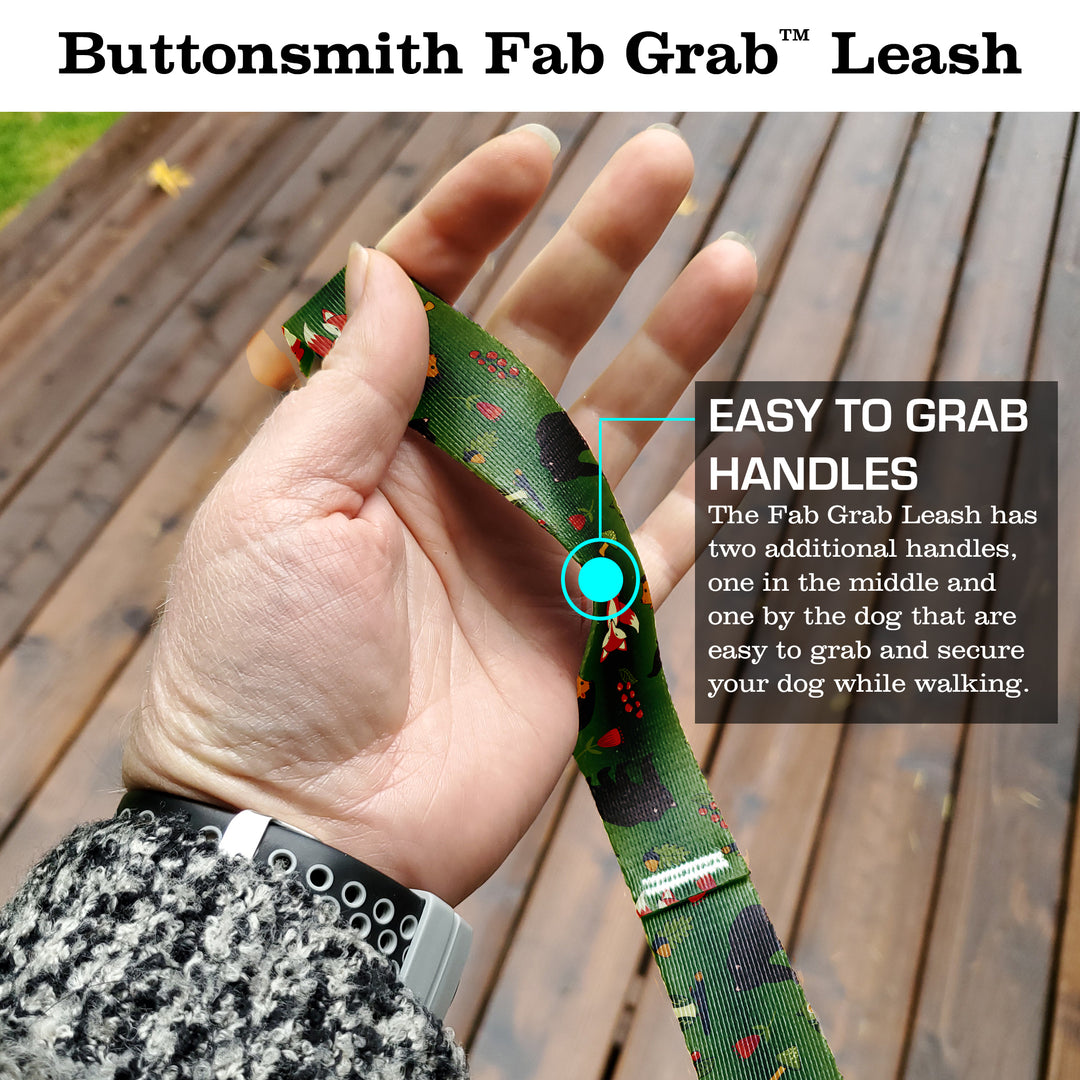 Woodland Creatures Fab Grab Leash - Made in USA