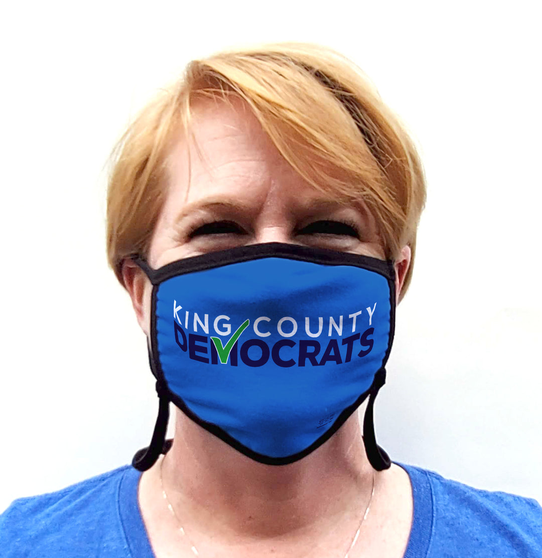 King County Democrats Cloth Face Mask - Buttonsmith Inc.