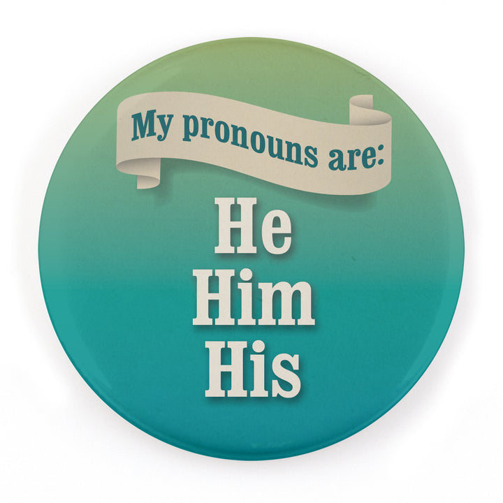 Banner 3" Pronoun Buttons