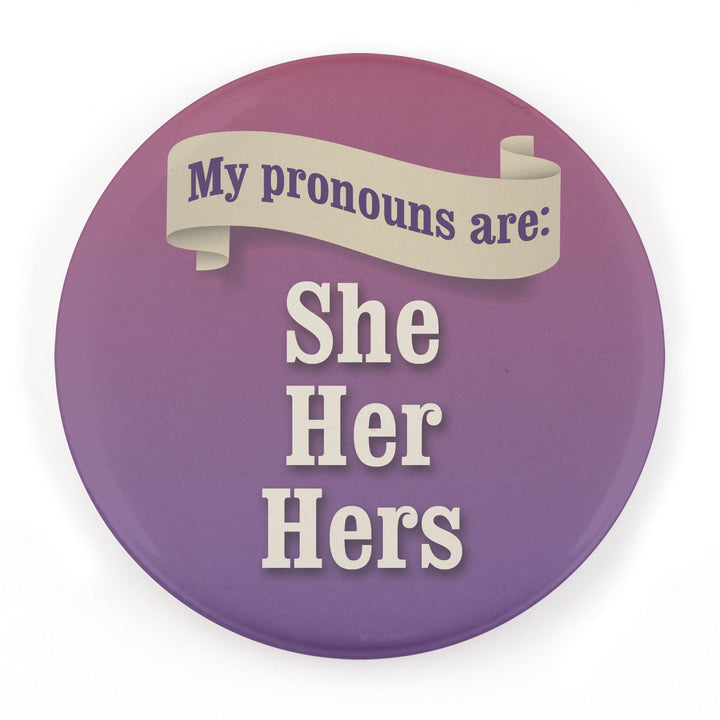 Banner 2.25" Pronoun Buttons