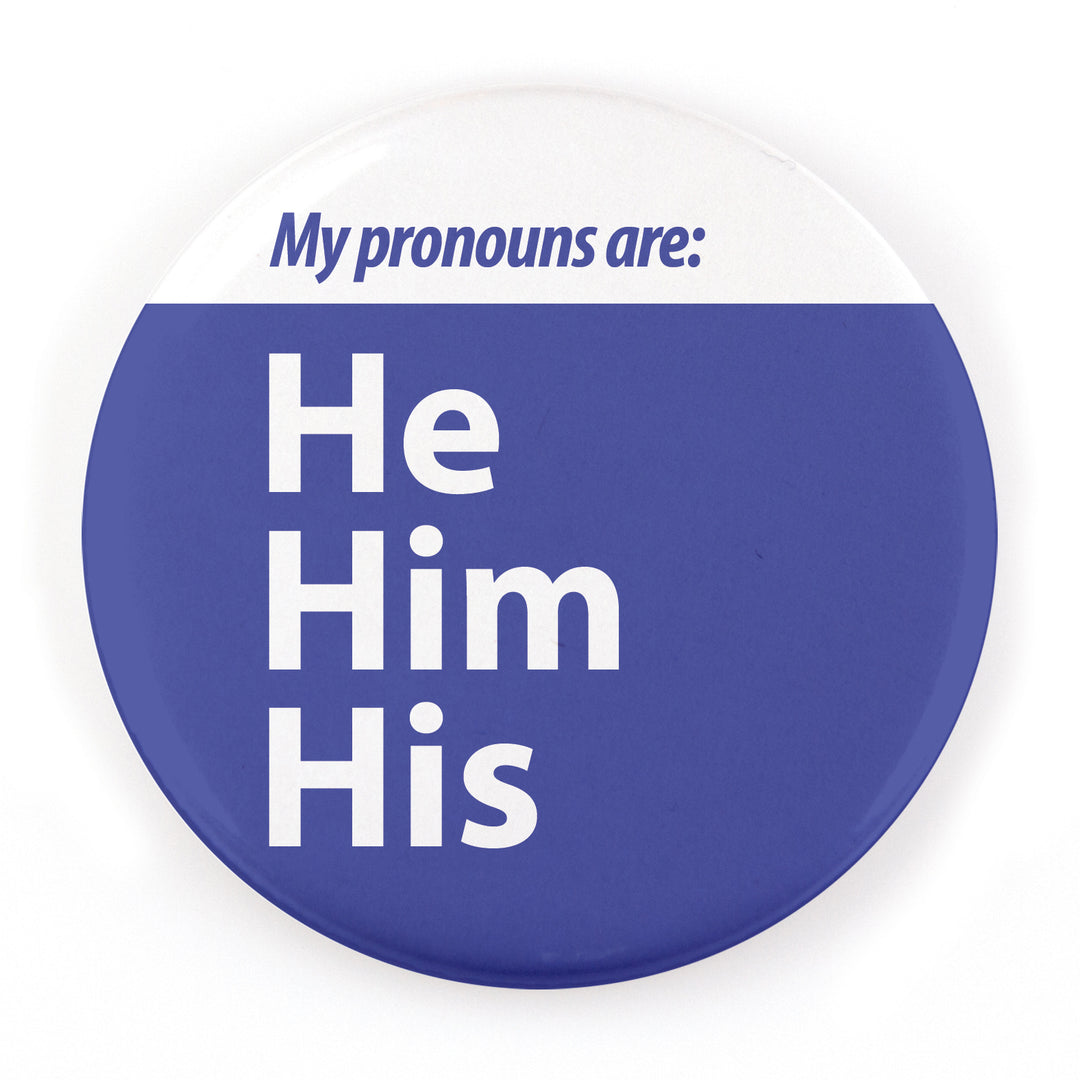 Block 2.25" Pronoun Buttons