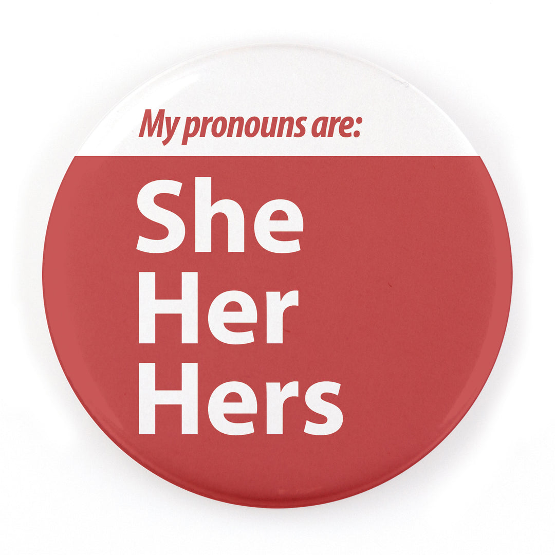 Block 2.25" Pronoun Buttons