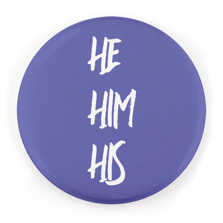 Handwritten 1.25" Pronoun Buttons