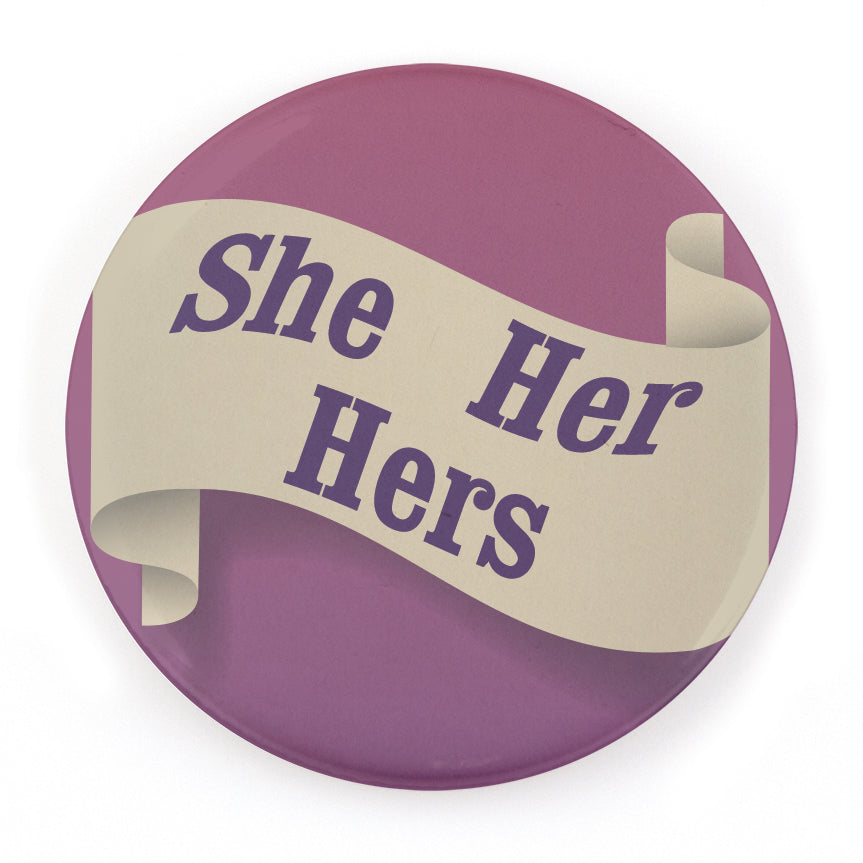 Banner 1.25" Pronoun Buttons