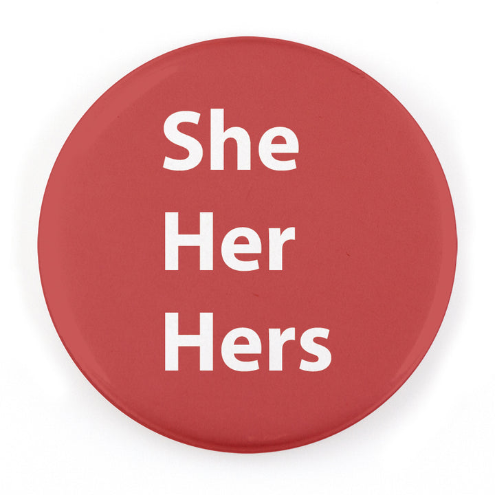 Block 1.25" Pronoun Buttons