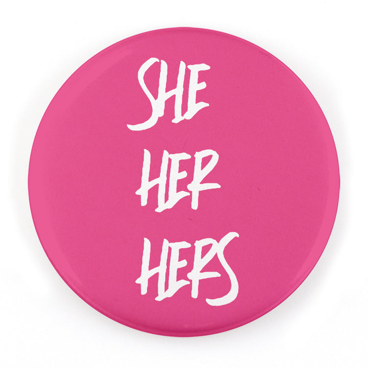 Handwritten 1.25" Pronoun Buttons