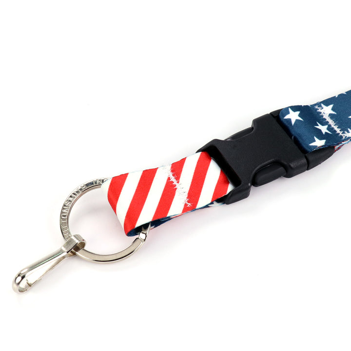 Buttonsmith Stars & Stripes Lanyard - Made in USA - Buttonsmith Inc.