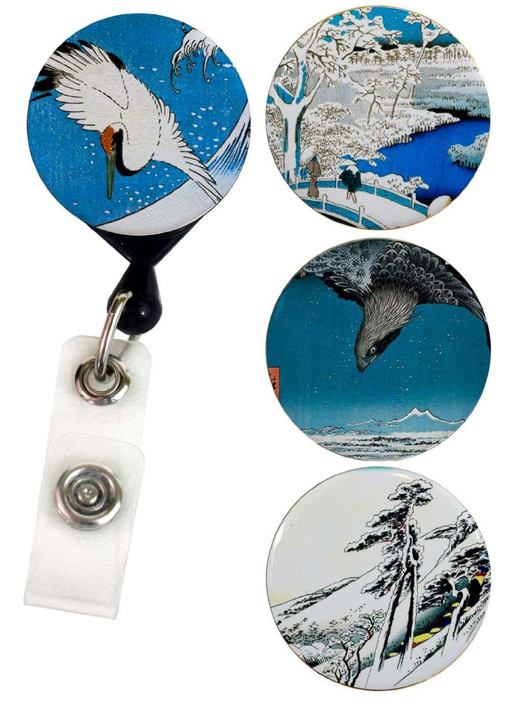 Buttonsmith® Hiroshige Tinker Reel® Badge Reel – Made in USA - Buttonsmith Inc.