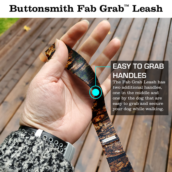 Cedar Bark Fab Grab Leash - Made in USA