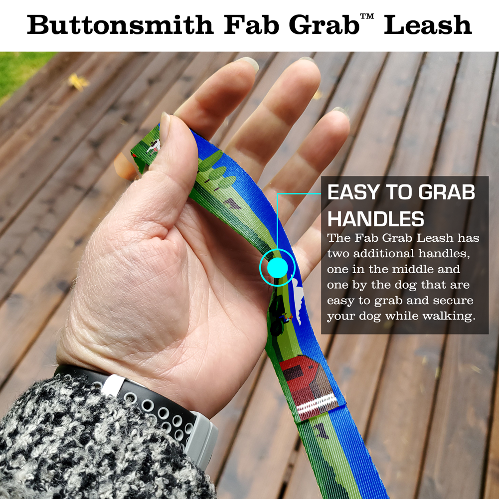 Contented Cows Fab Grab Leash - Made in USA