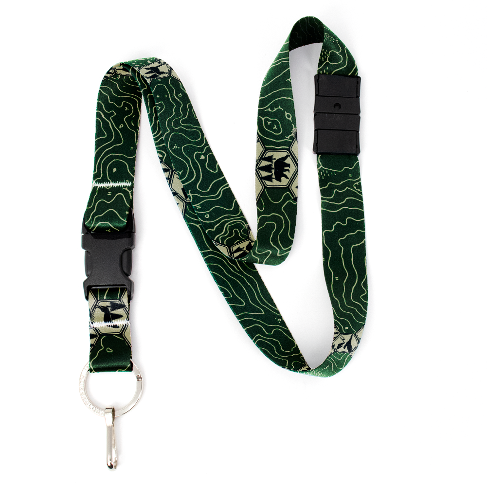 Back Country Breakaway Lanyard - with Buckle and Flat Ring - Made in the USA