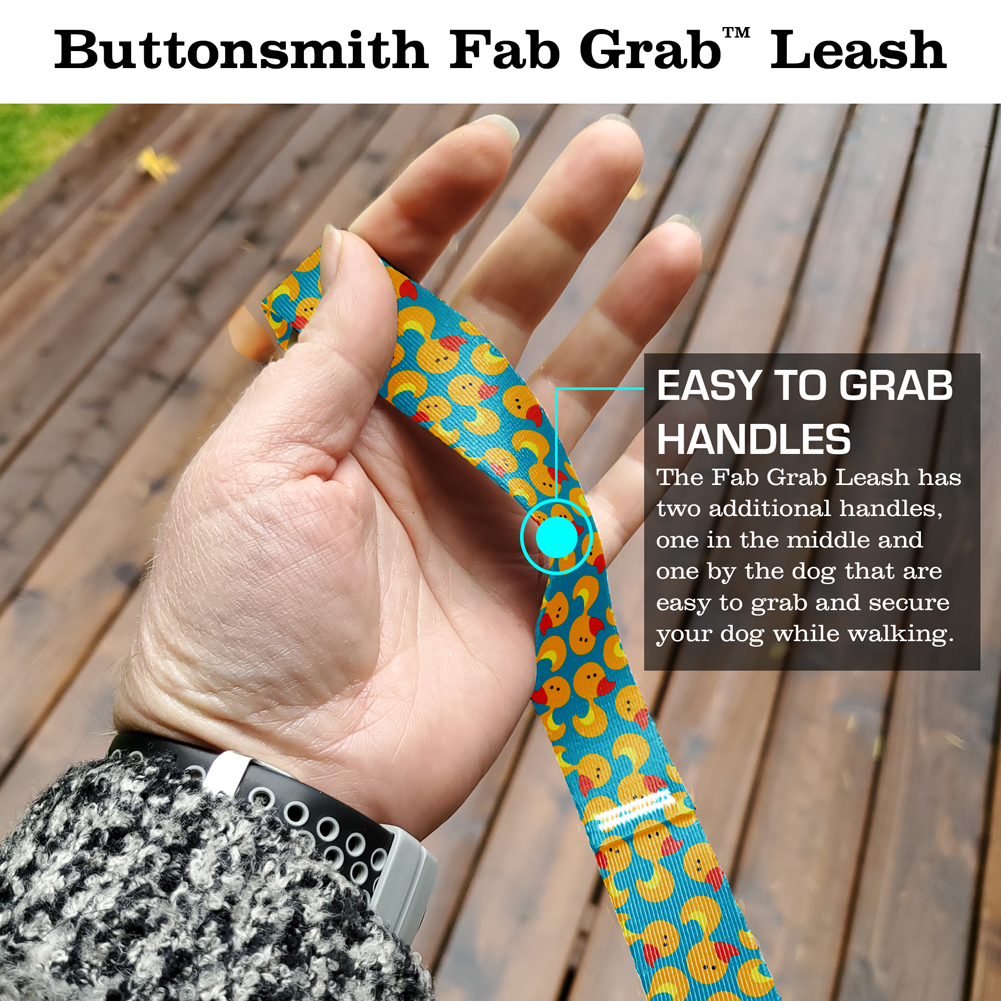 Just Ducky Fab Grab Leash - Made in USA