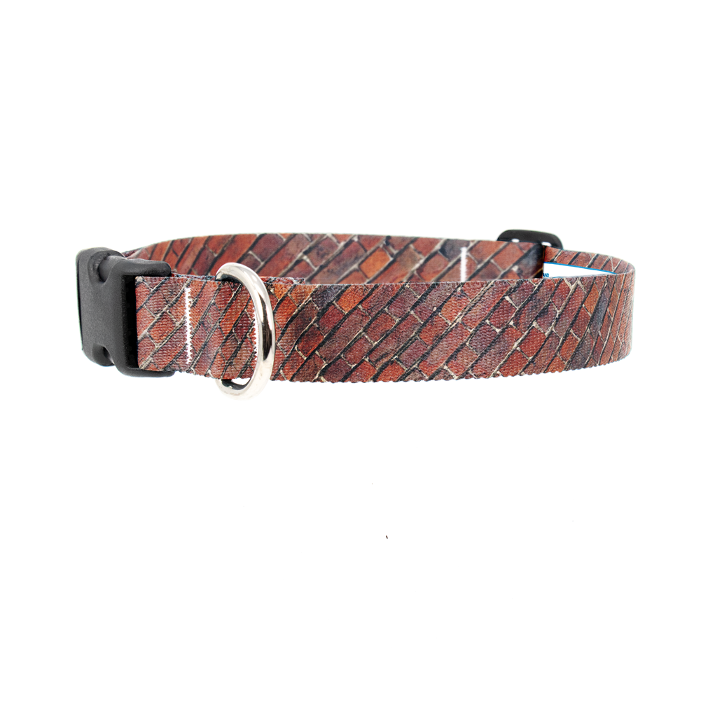 Brick Wall Dog Collar - Made in USA