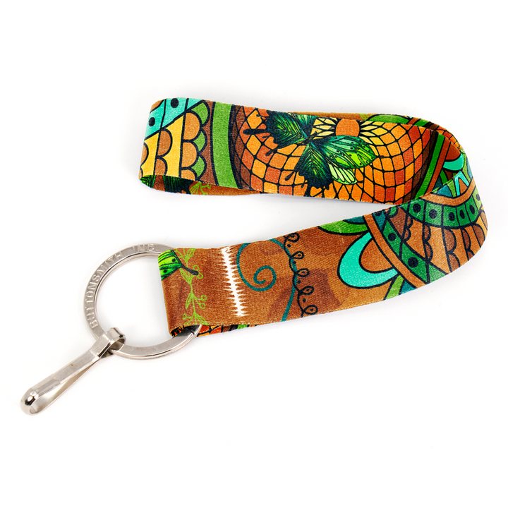 Calypso Wristlet Lanyard - with Buckle and Flat Ring - Made in the USA