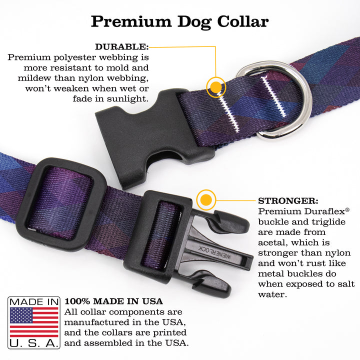 Buttonsmith Diamond Dog Collar - Made in the USA - Buttonsmith Inc.