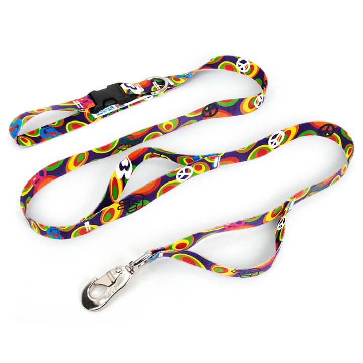 Flower Power Fab Grab Leash - Made in USA