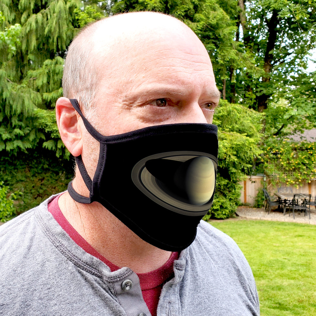 Buttonsmith Saturn Adult Adjustable Face Mask with Filter Pocket - Made in the USA - Buttonsmith Inc.