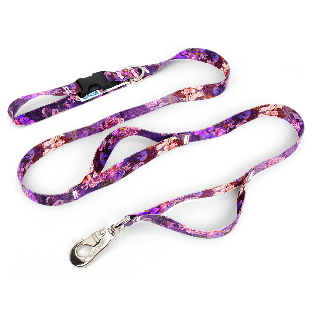 Mucha Amethyst Fab Grab Leash - Made in USA