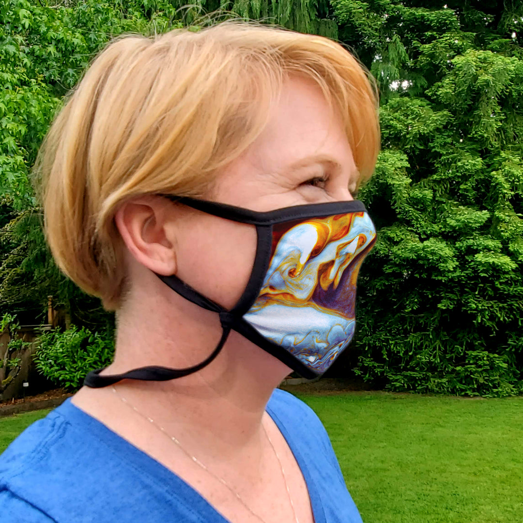 Buttonsmith Jupiter Adult XL Adjustable Face Mask with Filter Pocket - Made in the USA - Buttonsmith Inc.