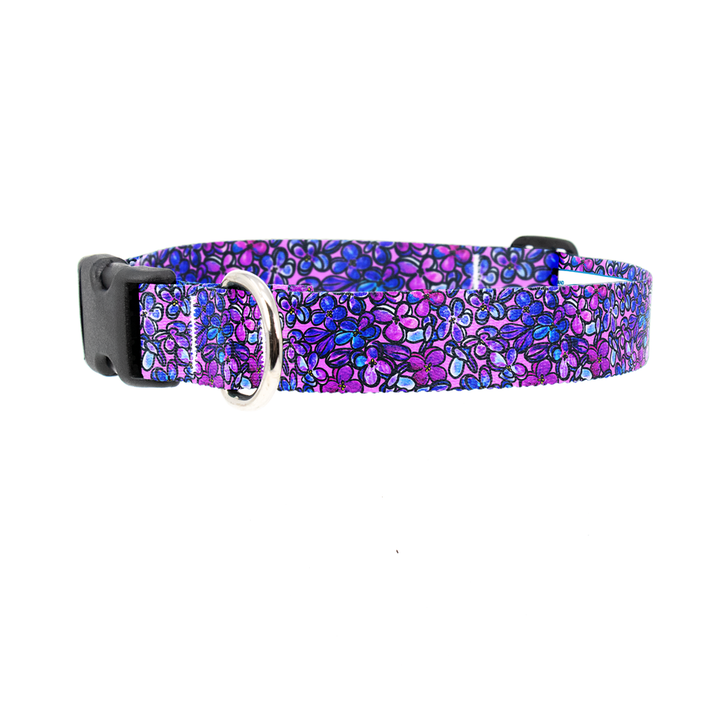 Lilacs Dog Collar - Made in USA