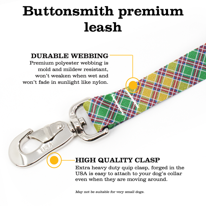 Jacobite Plaid Fab Grab Leash - Made in USA