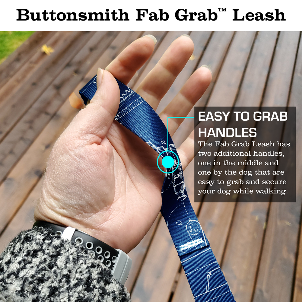 Mechanical Blueprints Fab Grab Leash - Made in USA