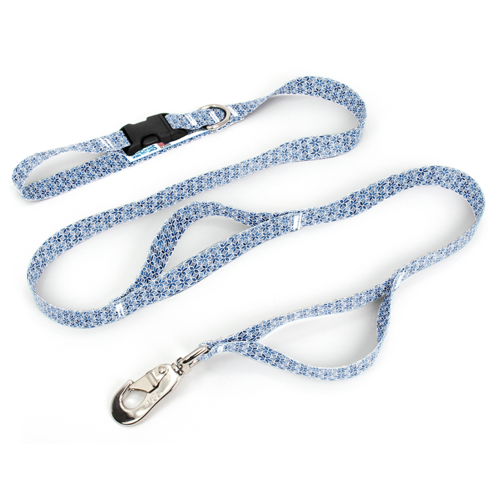 Blue Petals Fab Grab Leash - Made in USA