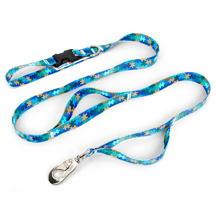 Beach Puzzle Fab Grab Leash - Made in USA