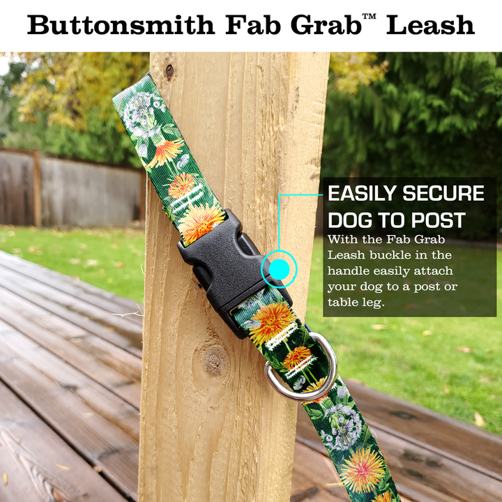 Dandelion Wishes Fab Grab Leash - Made in USA