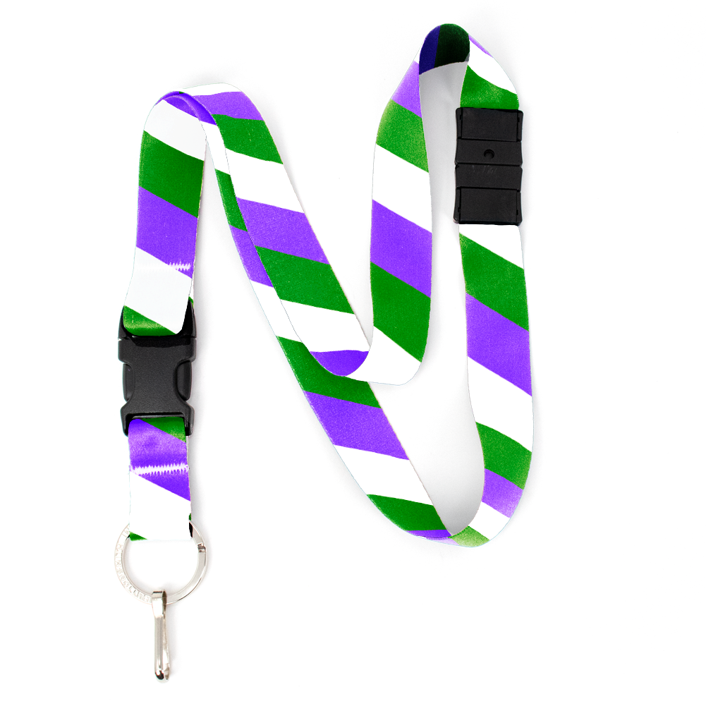 Pride Flag Premium and Breakaway Lanyards - Made in USA