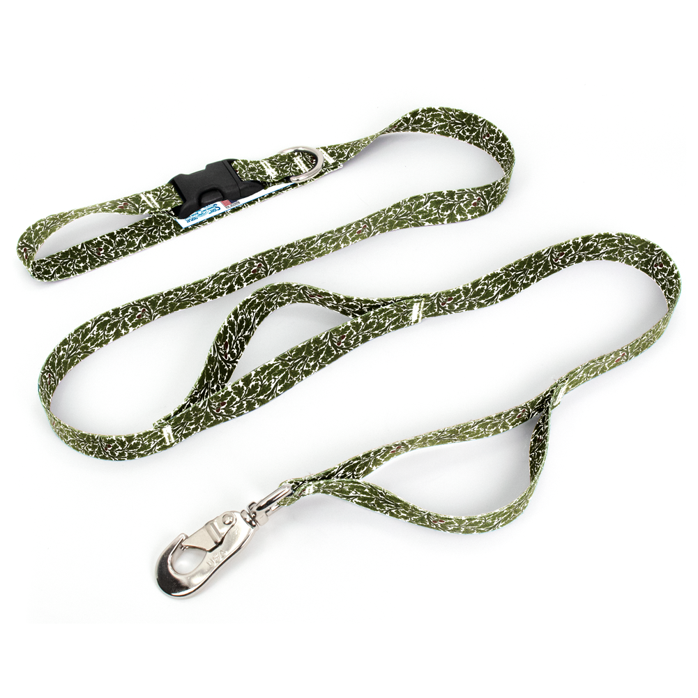 Morris Oak Fab Grab Leash - Made in USA