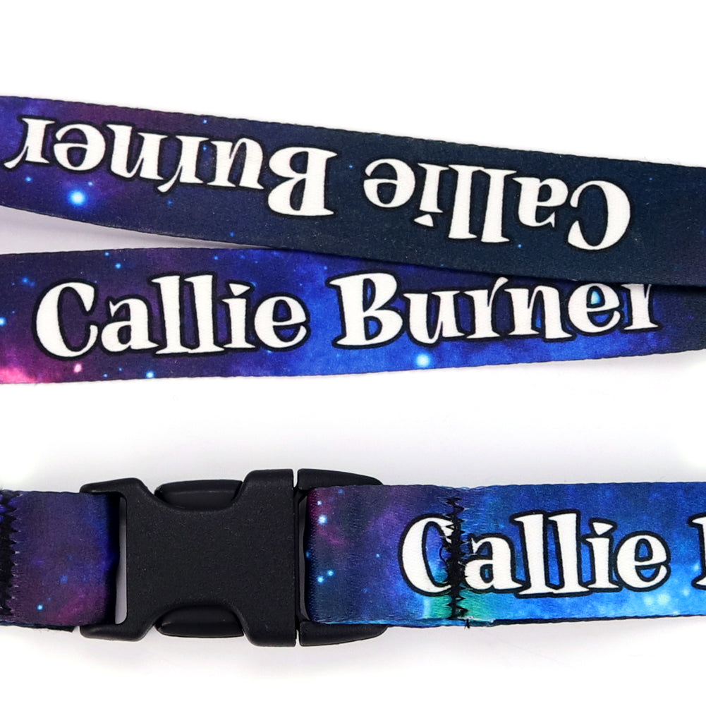 Buttonsmith Nebula Custom Lanyard - Made in USA - Buttonsmith Inc.