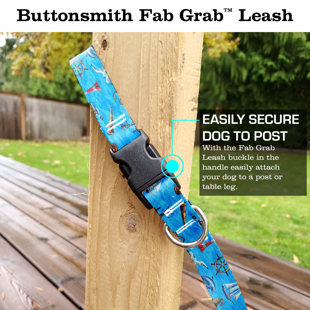 Ocean Breeze Fab Grab Leash - Made in USA