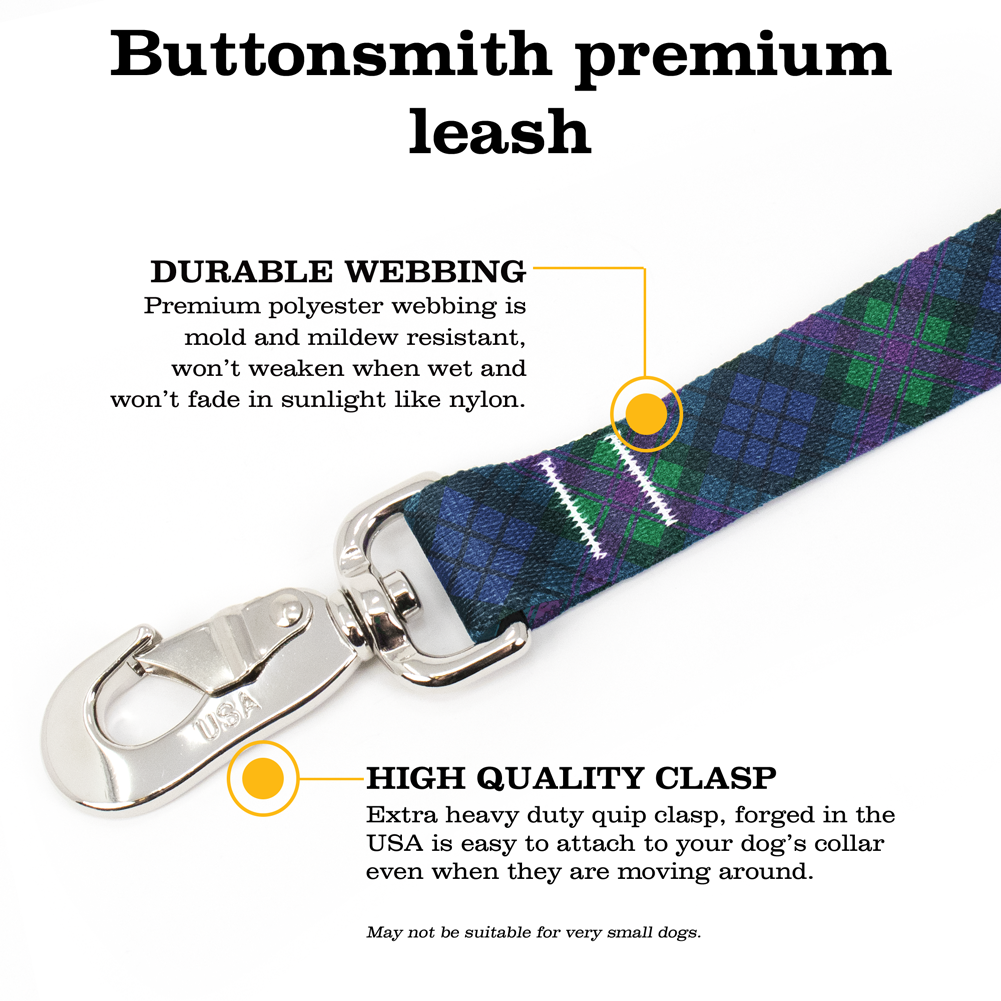 Baird Plaid Fab Grab Leash - Made in USA