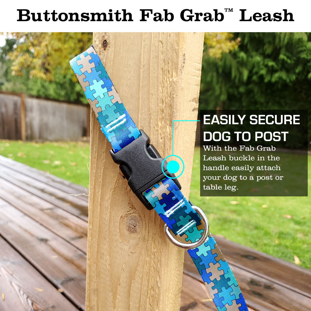 Beach Puzzle Fab Grab Leash - Made in USA