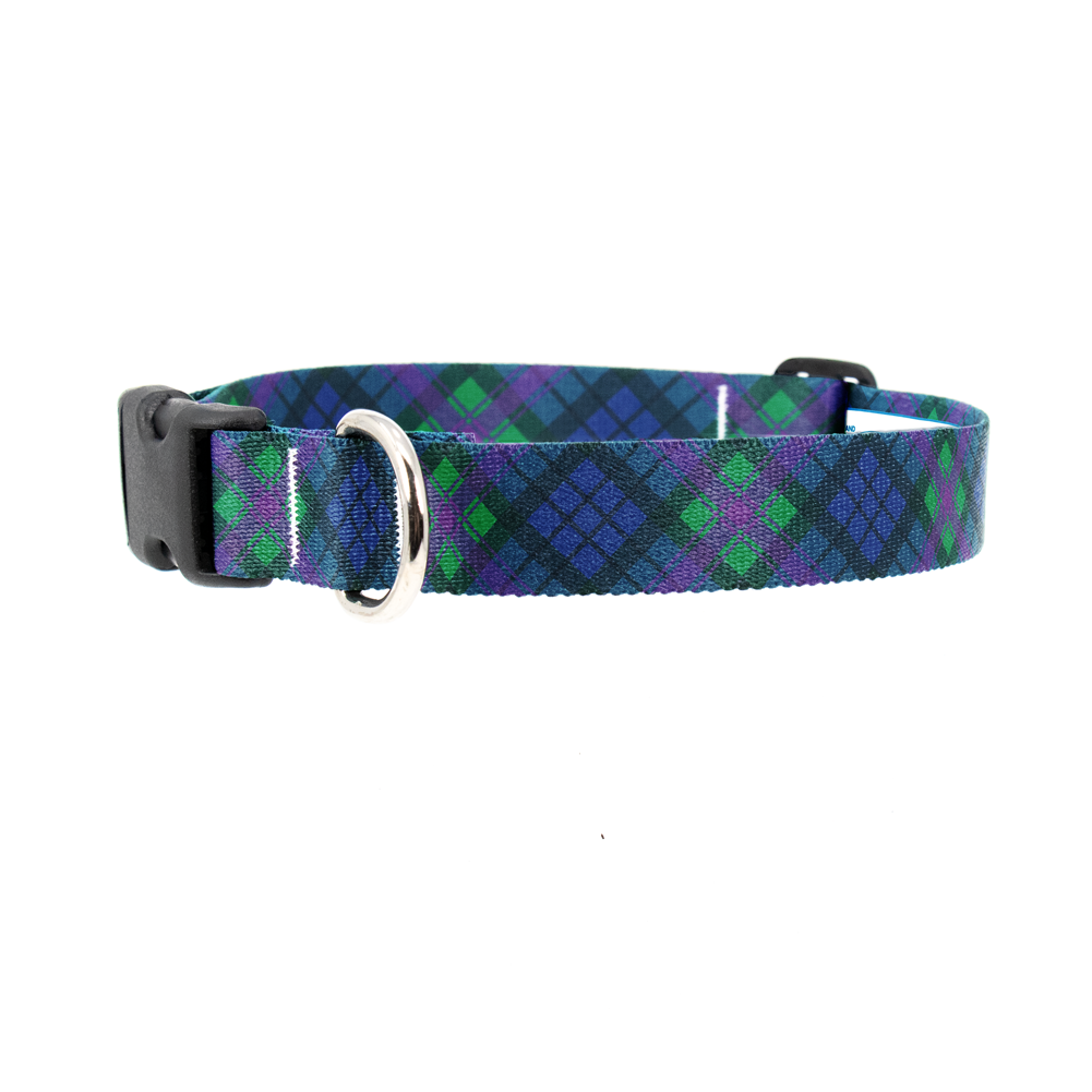 Baird Plaid Dog Collar - Made in USA