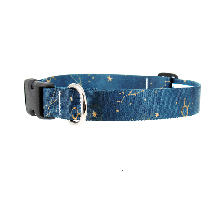 Zodiac Taurus Dog Collar - Made in USA