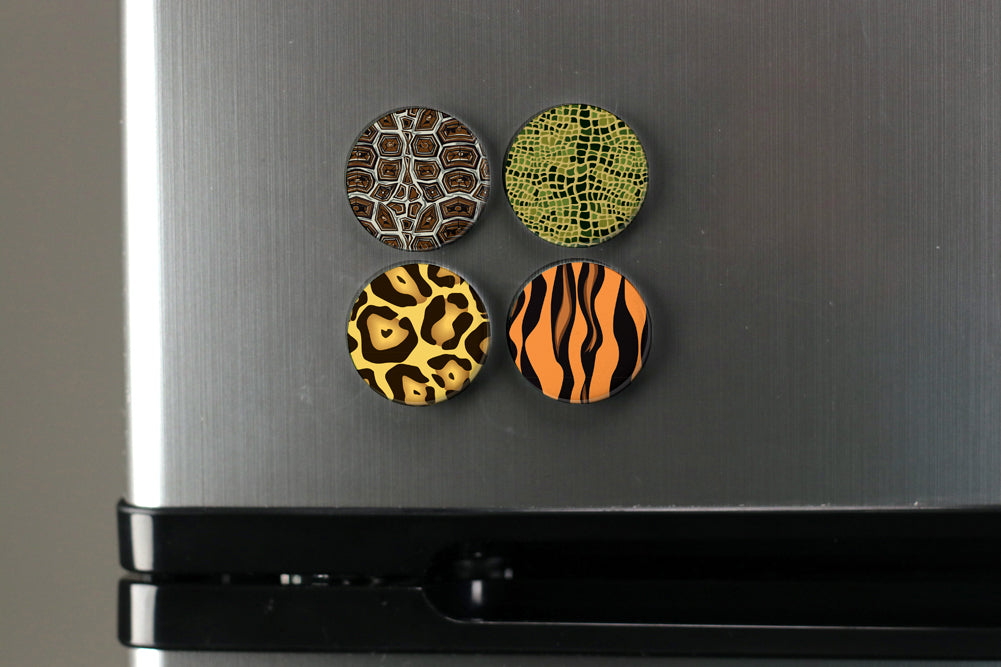 Buttonsmith Animal Prints Magnet Set 