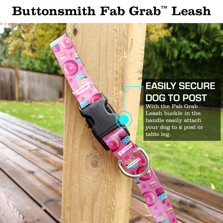 Sugar Sugar Pink Fab Grab Leash - Made in USA