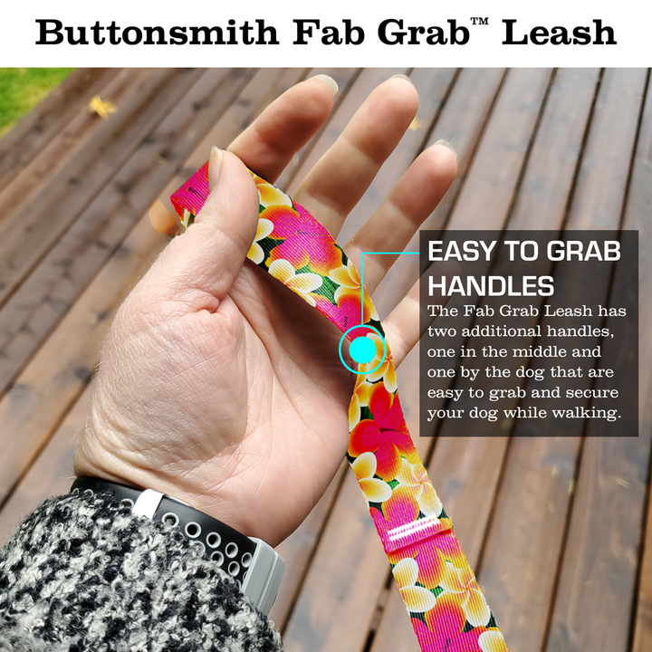 Aloha Lei Fab Grab Leash - Made in USA