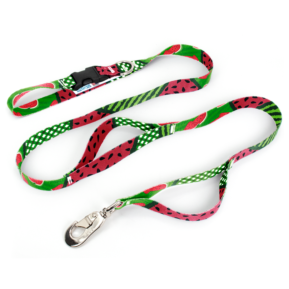 Watermelon Fab Grab Leash - Made in USA