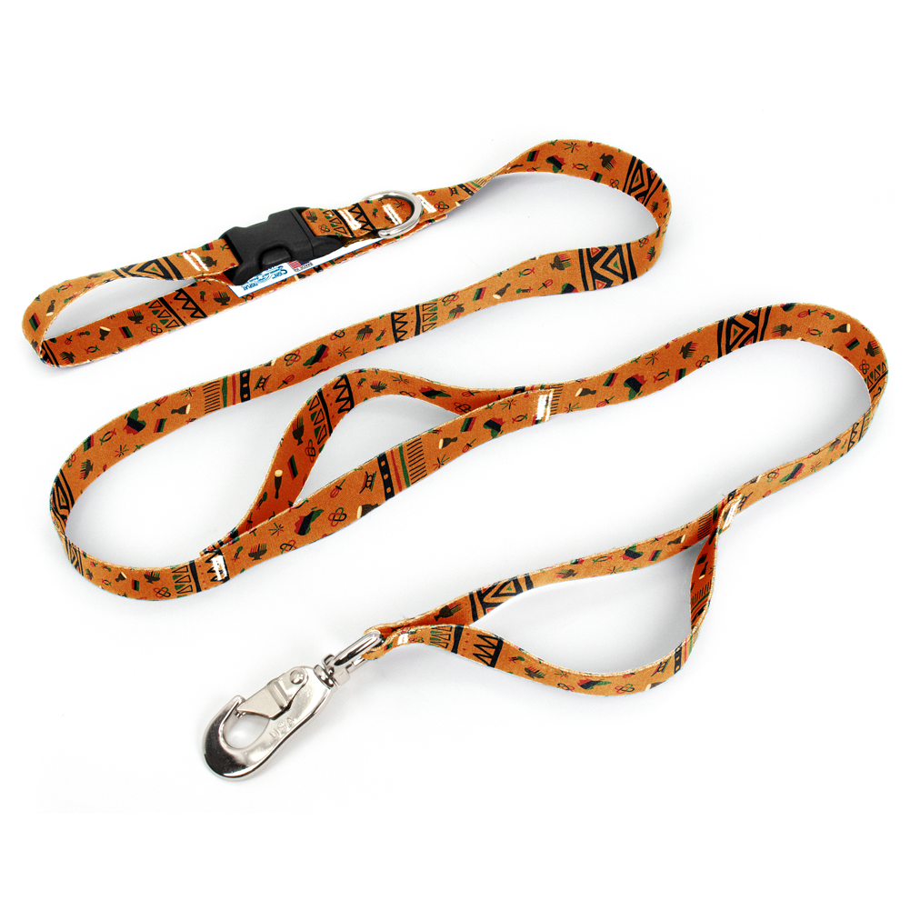 Kwanzaa Fab Grab Leash - Made in USA