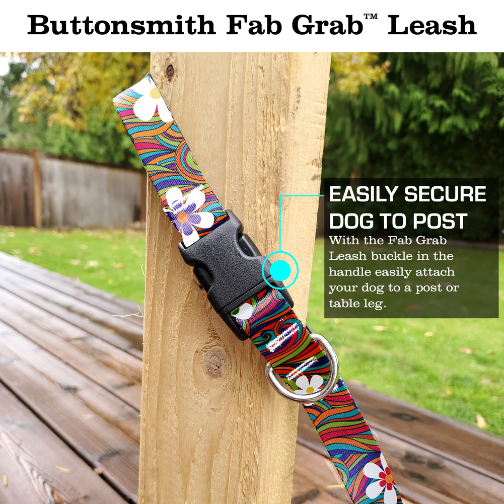 Peace and Love Fab Grab Leash - Made in USA